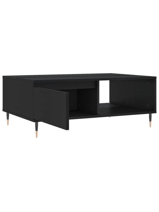 Konferenční stolek černý 90 x 60 x 35 cm kompozitní dřevo