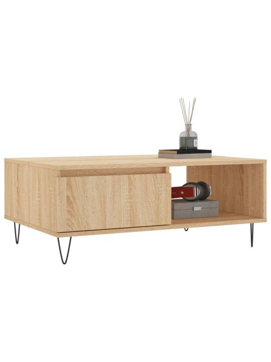 Konferenční stolek dub sonoma 90 x 60 x 35 cm kompozitní dřevo