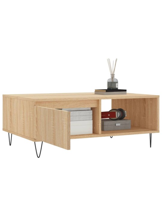 Konferenční stolek dub sonoma 90 x 60 x 35 cm kompozitní dřevo