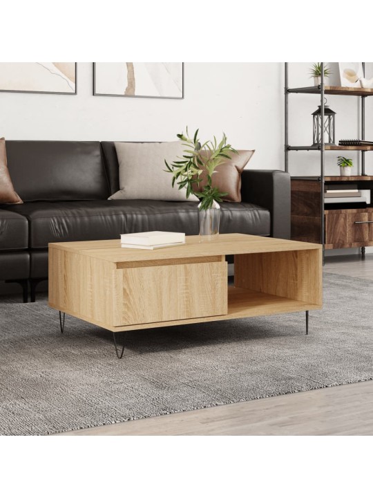 Konferenční stolek dub sonoma 90 x 60 x 35 cm kompozitní dřevo