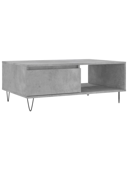 Konferenční stolek betonově šedý 90x60x35 cm kompozitní dřevo