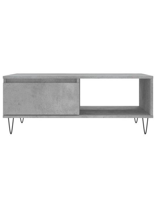 Konferenční stolek betonově šedý 90x60x35 cm kompozitní dřevo