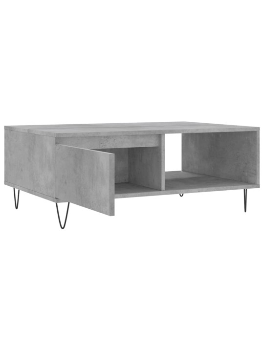 Konferenční stolek betonově šedý 90x60x35 cm kompozitní dřevo
