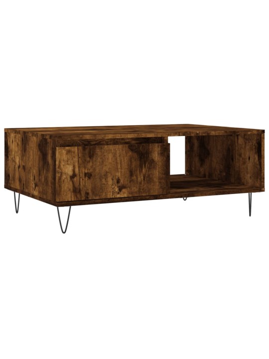 Konferenční stolek kouřový dub 90 x 60 x 35 cm kompozitní dřevo