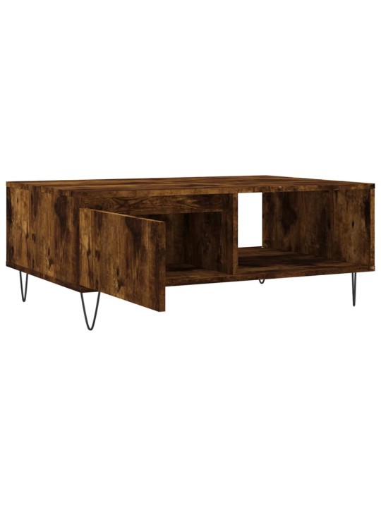 Konferenční stolek kouřový dub 90 x 60 x 35 cm kompozitní dřevo