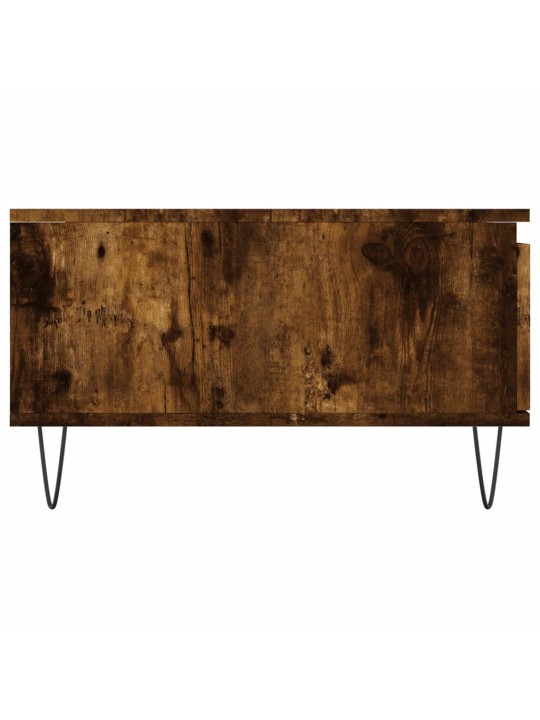 Konferenční stolek kouřový dub 90 x 60 x 35 cm kompozitní dřevo