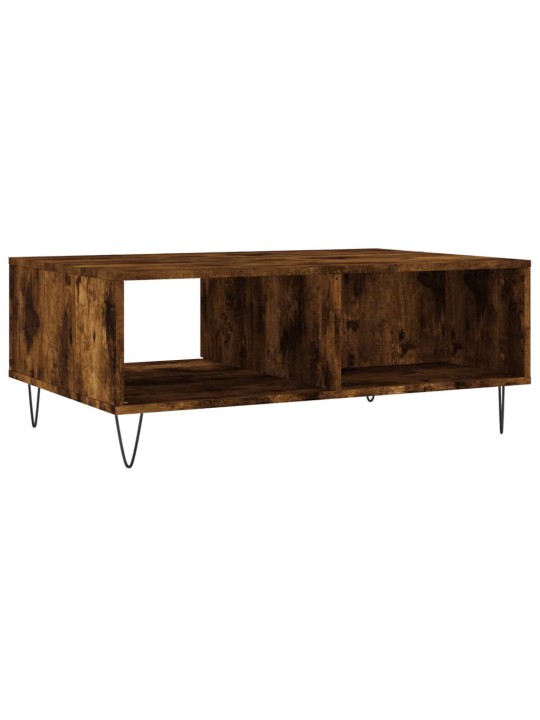 Konferenční stolek kouřový dub 90 x 60 x 35 cm kompozitní dřevo