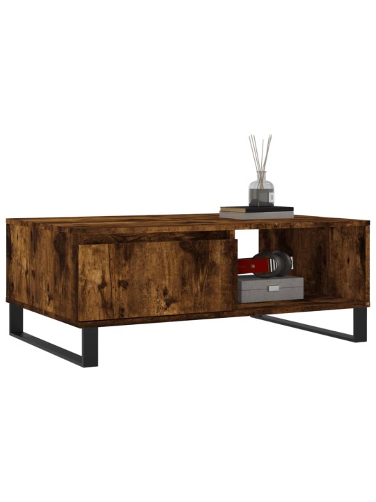 Konferenční stolek kouřový dub 90 x 60 x 35 cm kompozitní dřevo