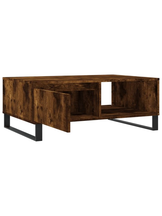Konferenční stolek kouřový dub 90 x 60 x 35 cm kompozitní dřevo
