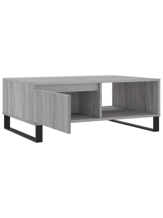 Konferenční stolek šedý sonoma 90 x 60 x 35 cm kompozitní dřevo