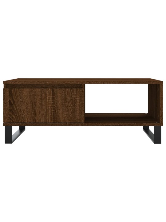 Konferenční stolek hnědý dub 90 x 60 x 35 cm kompozitní dřevo