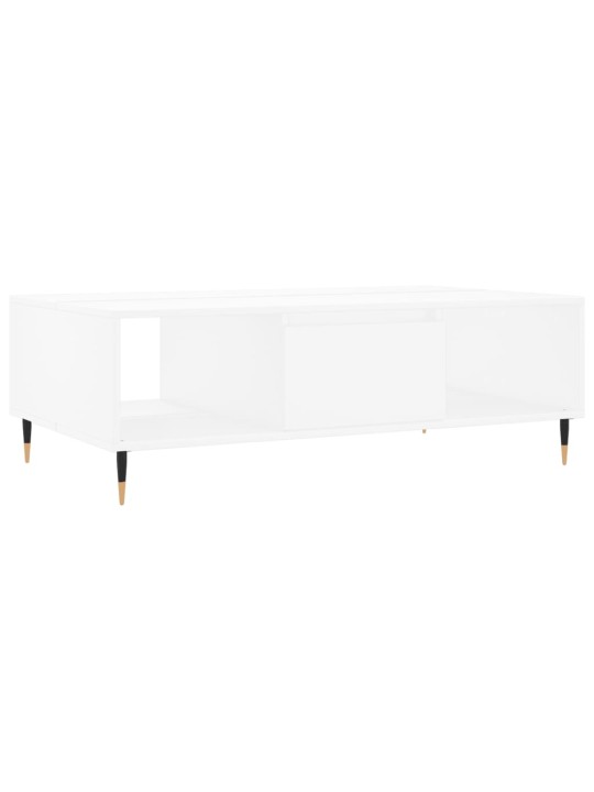 Konferenční stolek bílý 104 x 60 x 35 cm kompozitní dřevo