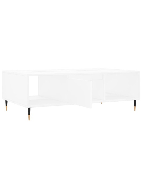 Konferenční stolek bílý 104 x 60 x 35 cm kompozitní dřevo