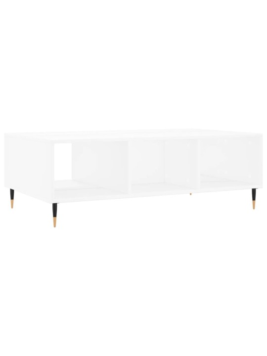 Konferenční stolek bílý 104 x 60 x 35 cm kompozitní dřevo