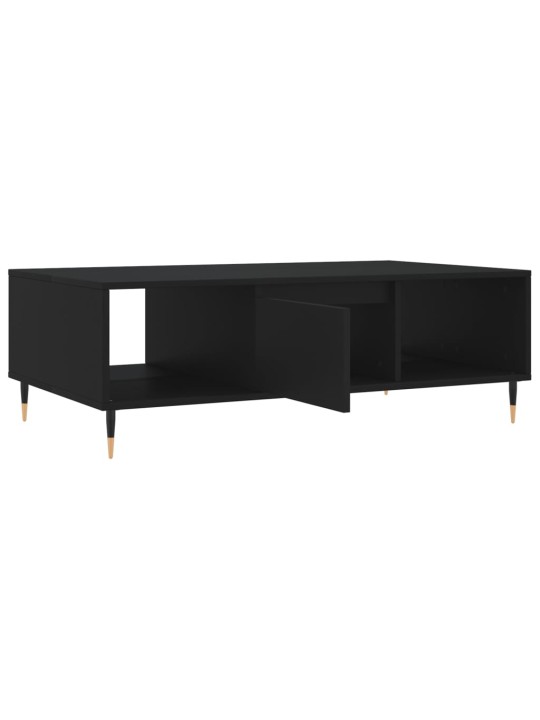 Konferenční stolek černý 104 x 60 x 35 cm kompozitní dřevo