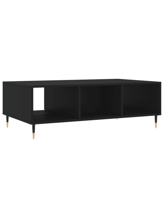 Konferenční stolek černý 104 x 60 x 35 cm kompozitní dřevo