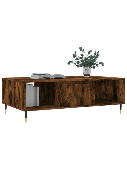 Konferenční stolek kouřový dub 104x60x35 cm kompozitní dřevo