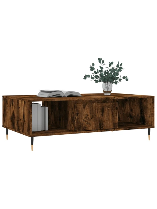Konferenční stolek kouřový dub 104x60x35 cm kompozitní dřevo