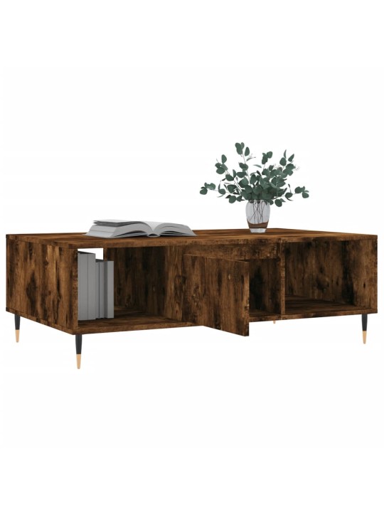 Konferenční stolek kouřový dub 104x60x35 cm kompozitní dřevo
