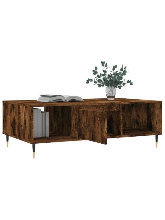 Konferenční stolek kouřový dub 104x60x35 cm kompozitní dřevo