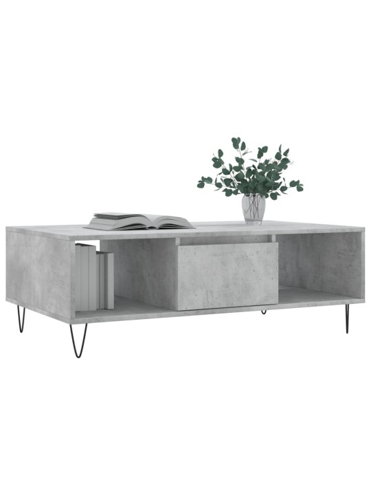Konferenční stolek betonově šedý 104x60x35 cm kompozitní dřevo