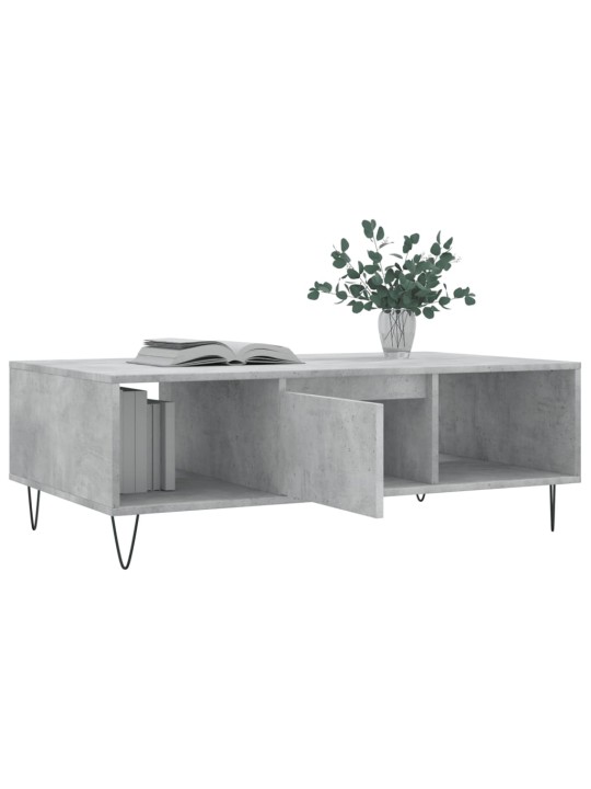 Konferenční stolek betonově šedý 104x60x35 cm kompozitní dřevo