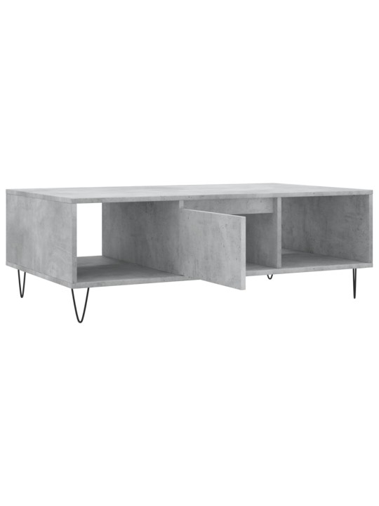 Konferenční stolek betonově šedý 104x60x35 cm kompozitní dřevo