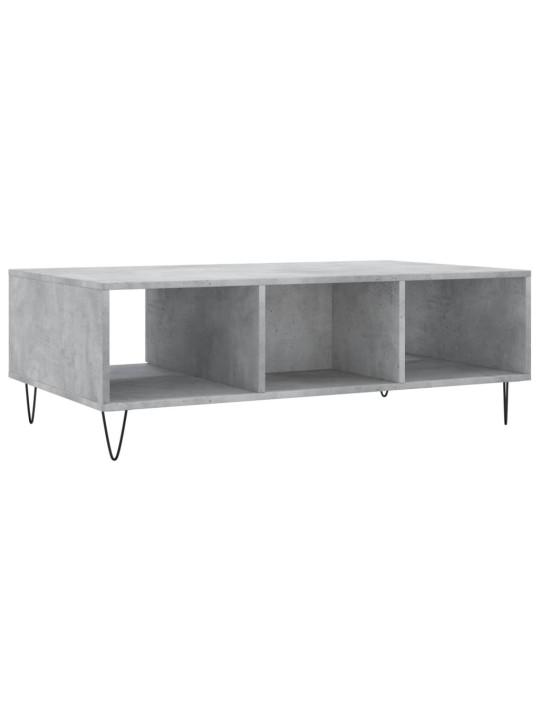Konferenční stolek betonově šedý 104x60x35 cm kompozitní dřevo