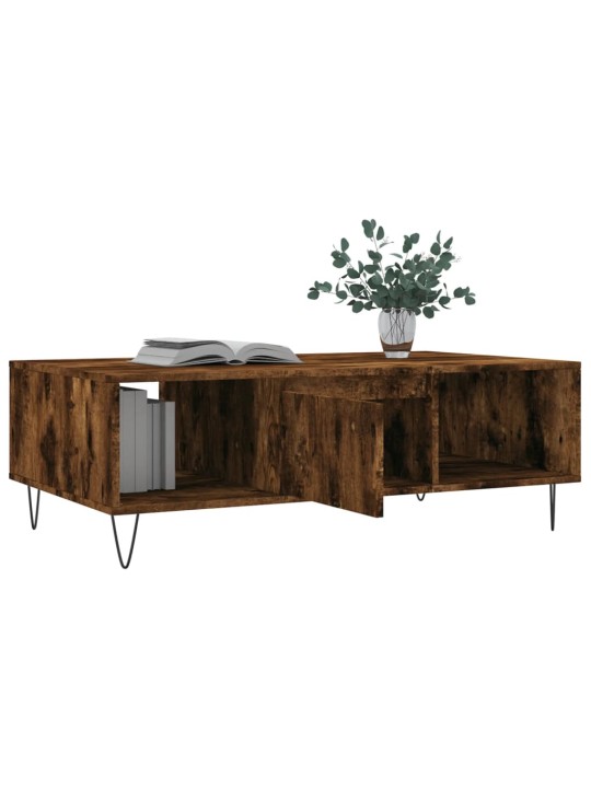 Konferenční stolek kouřový dub 104x60x35 cm kompozitní dřevo