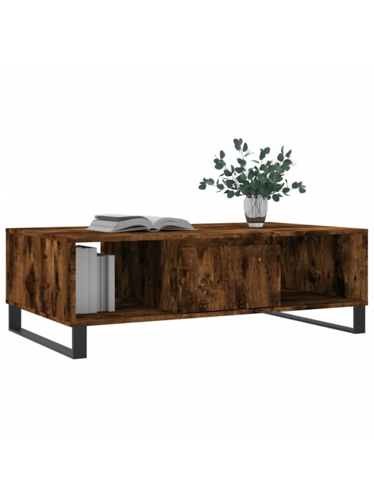 Konferenční stolek kouřový dub 104x60x35 cm kompozitní dřevo