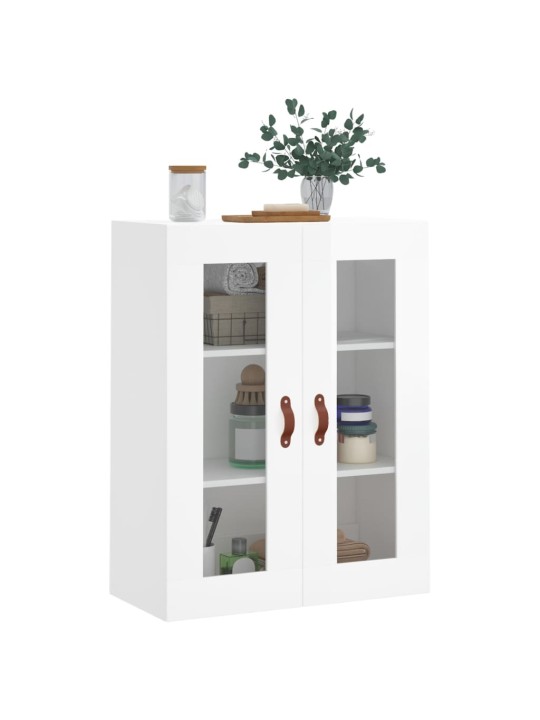 Nástěnná skříňka bílá s vysokým leskem 69,5 x 34 x 90 cm