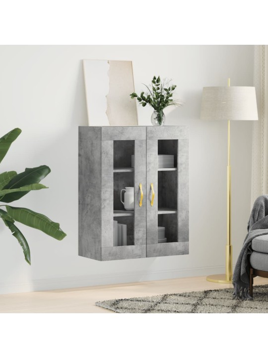 Nástěnná skříňka betonově šedá 69,5 x 34 x 90 cm