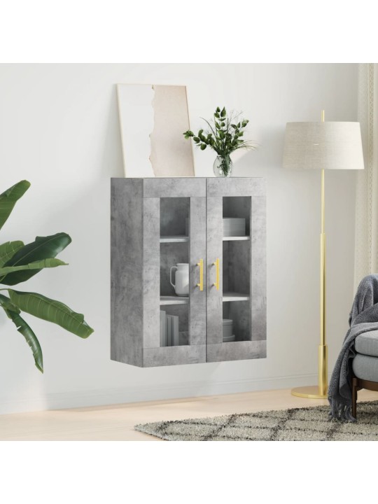 Nástěnná skříňka betonově šedá 69,5 x 34 x 90 cm