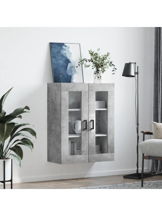 Nástěnná skříňka betonově šedá 69,5 x 34 x 90 cm