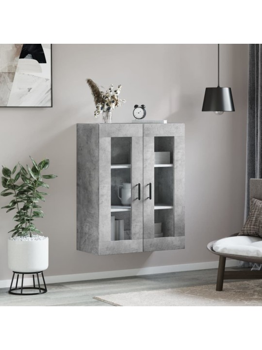 Nástěnná skříňka betonově šedá 69,5 x 34 x 90 cm