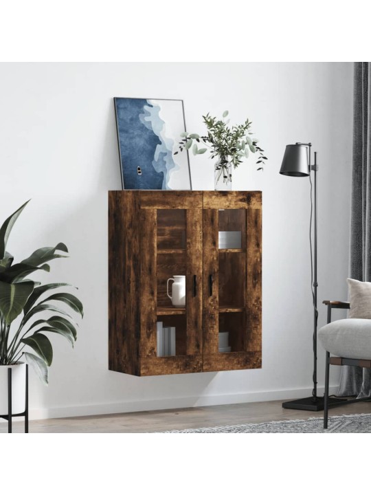 Nástěnná skříňka kouřový dub 69,5 x 34 x 90 cm