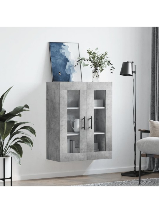 Nástěnná skříňka betonově šedá 69,5 x 34 x 90 cm