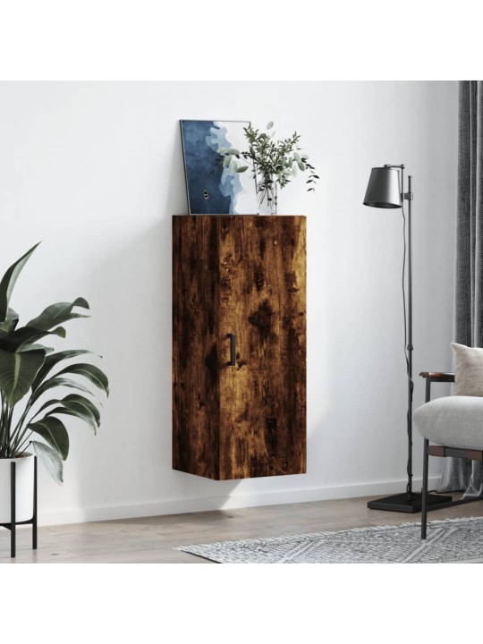 Nástěnná skříňka kouřový dub 34,5 x 34 x 90 cm