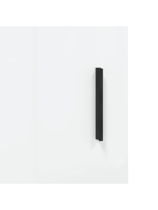 Nástěnná skříňka bílá s vysokým leskem 34,5 x 34 x 90 cm