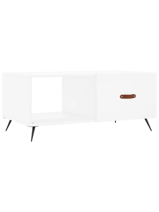 Konferenční stolek bílý 90 x 50 x 40 cm kompozitní dřevo