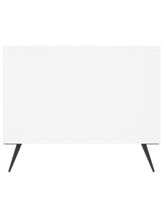 Konferenční stolek bílý 90 x 50 x 40 cm kompozitní dřevo