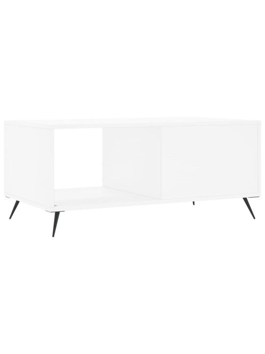 Konferenční stolek bílý 90 x 50 x 40 cm kompozitní dřevo
