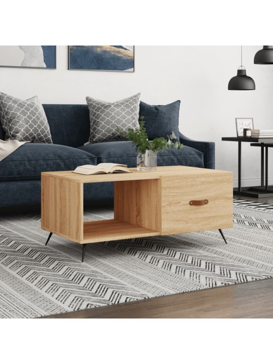 Konferenční stolek dub sonoma 90 x 50 x 40 cm kompozitní dřevo