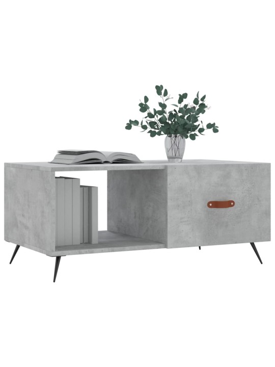 Konferenční stolek betonově šedý 90x50x40 cm kompozitní dřevo