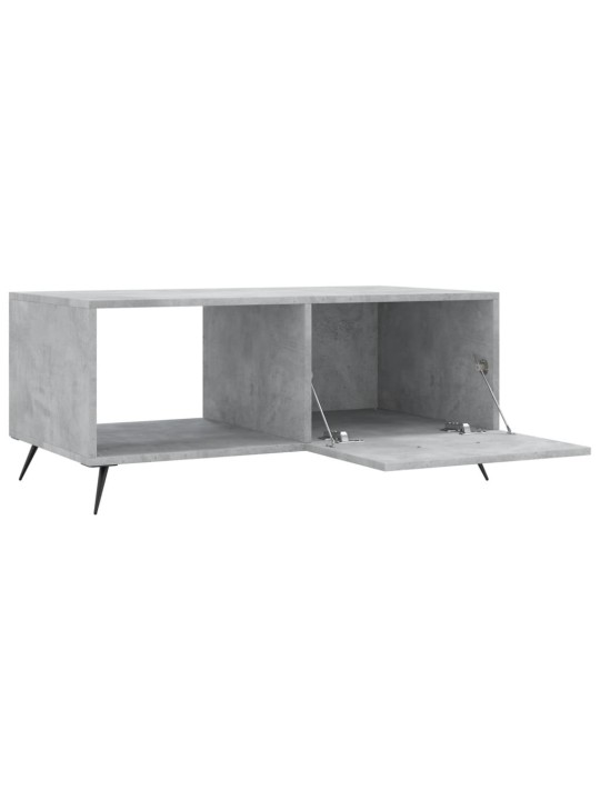 Konferenční stolek betonově šedý 90x50x40 cm kompozitní dřevo