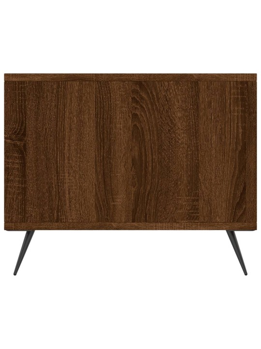 Konferenční stolek hnědý dub 90 x 50 x 40 cm kompozitní dřevo