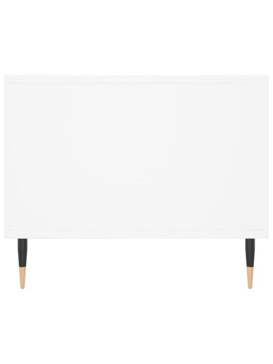 Konferenční stolek bílý 90 x 50 x 40 cm kompozitní dřevo