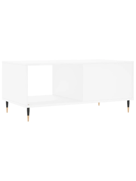 Konferenční stolek bílý 90 x 50 x 40 cm kompozitní dřevo