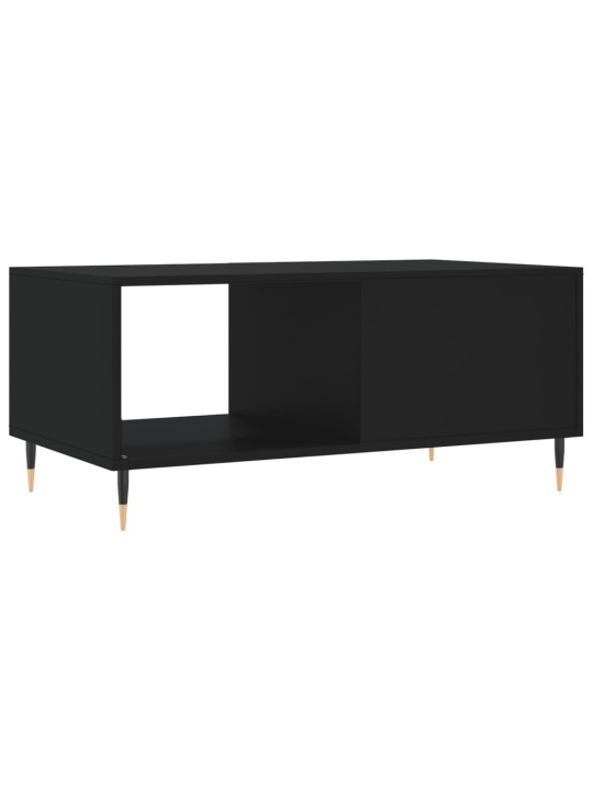 Konferenční stolek černý 90 x 50 x 40 cm kompozitní dřevo
