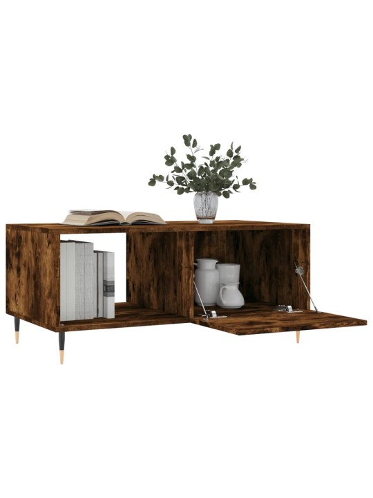Konferenční stolek kouřový dub 90 x 50 x 40 cm kompozitní dřevo